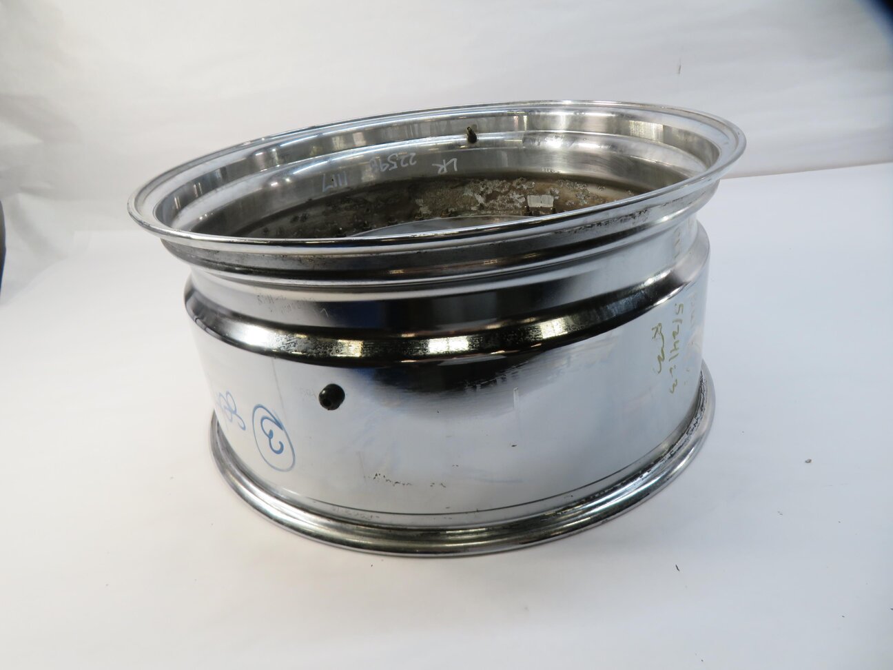 Thumbnail 5: VELLANO 5x120 22x10 3 PIECE CHROME 5 SPOKE WHEEL RIM