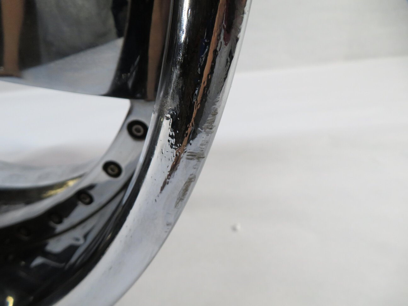 Thumbnail 4: VELLANO 5x120 22x10 3 PIECE CHROME 5 SPOKE WHEEL RIM