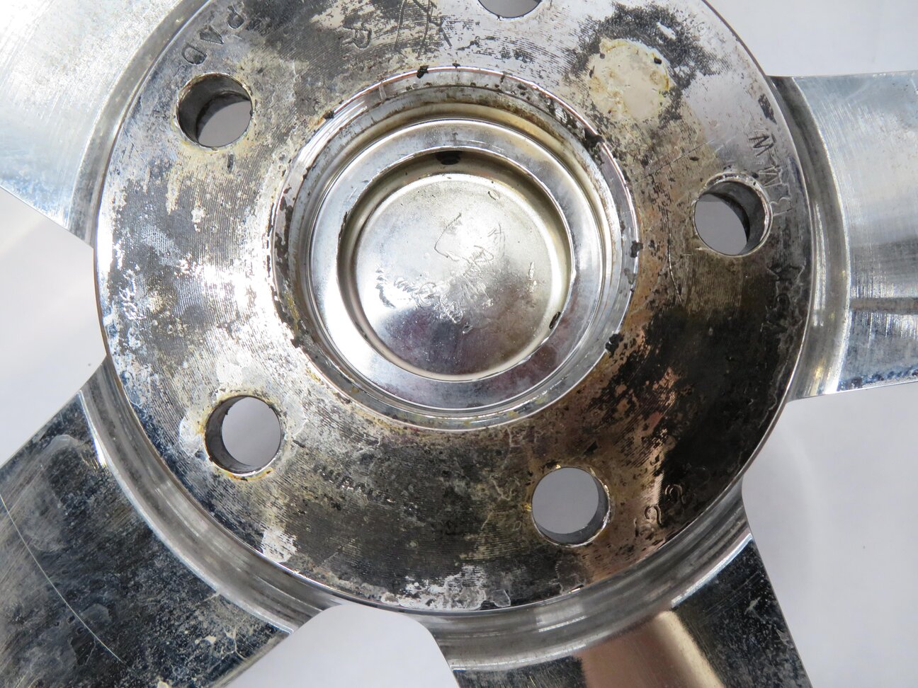 Thumbnail 7: VELLANO 5x120 22x10 3 PIECE CHROME 5 SPOKE WHEEL RIM