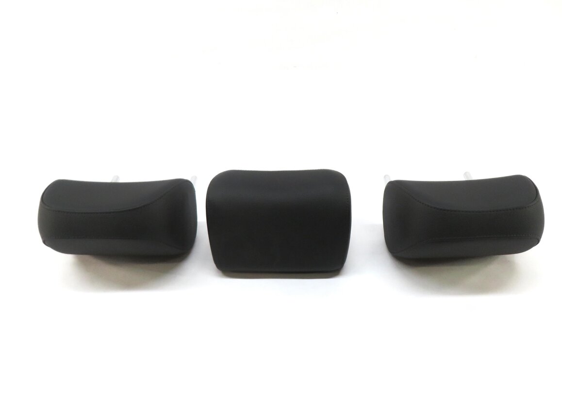 Thumbnail 3: 2015 AUDI A3 (8V) REAR LEFT CENTER RIGHT SEAT HEADREST SET-3 (BLACK FZ)