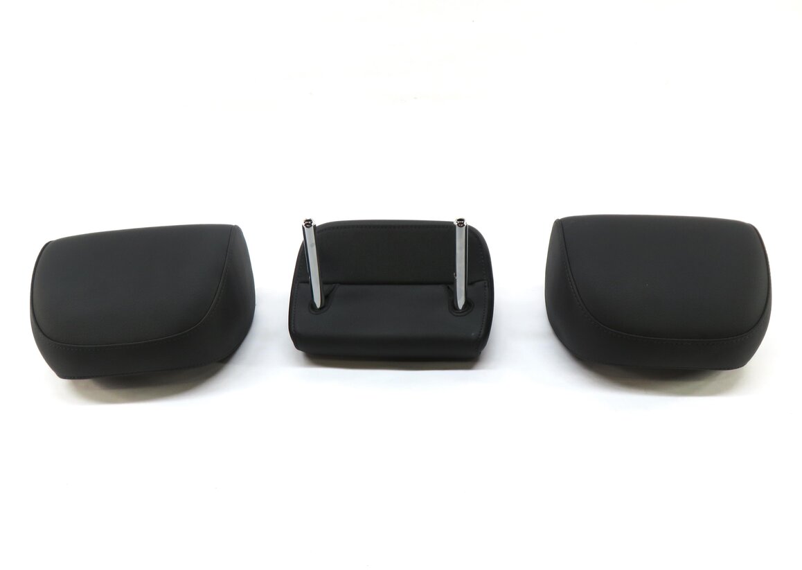 Thumbnail 4: 2015 AUDI A3 (8V) REAR LEFT CENTER RIGHT SEAT HEADREST SET-3 (BLACK FZ)