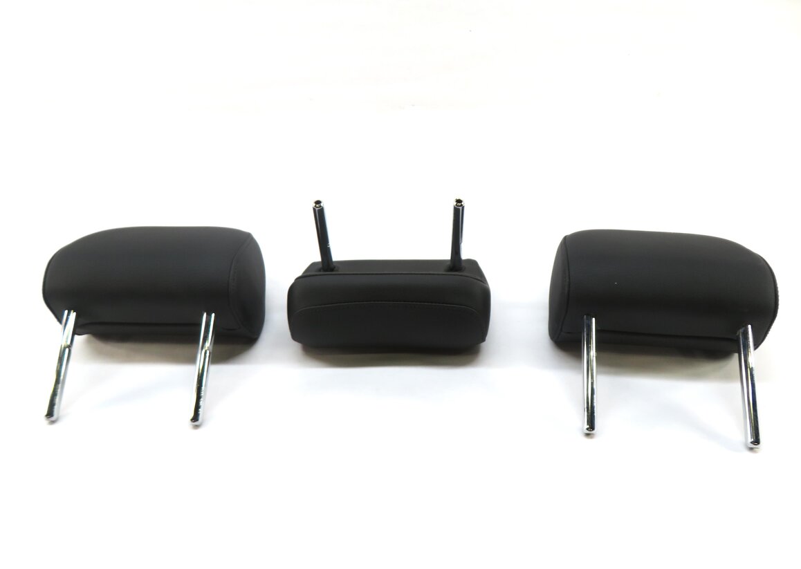 Thumbnail 5: 2015 AUDI A3 (8V) REAR LEFT CENTER RIGHT SEAT HEADREST SET-3 (BLACK FZ)