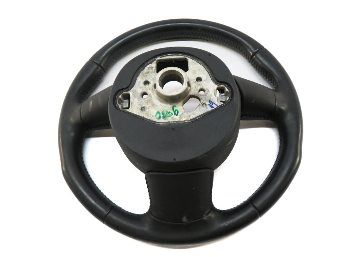 Thumbnail 6: 2015-2016 AUDI A3 (8V) LEFT DRIVER 3-SPOKE STEERING WHEEL (BLACK)