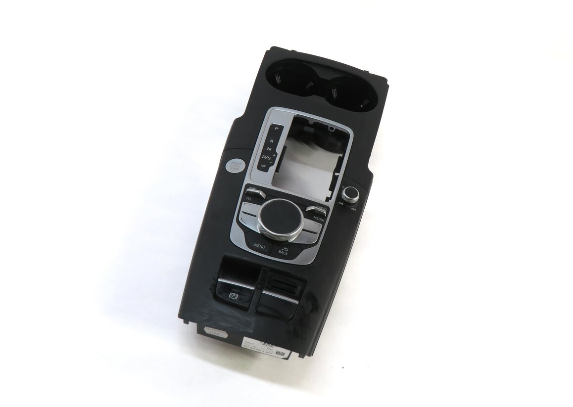 2015 AUDI A3 (8V) GEAR SHIFTER TRIM w/ MMI CONTROL SWITCH
