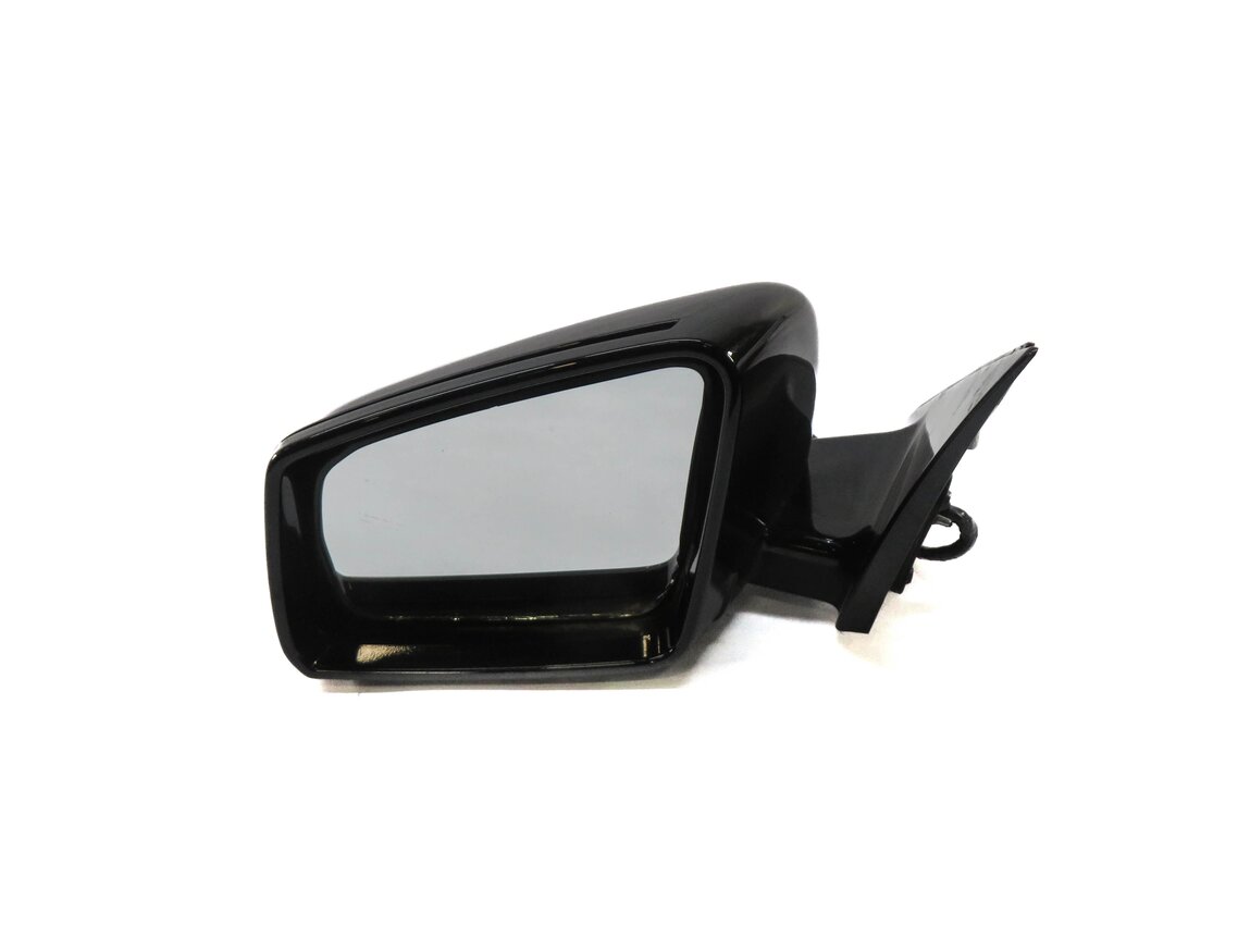 10-13 MERCEDES S-CLASS W221 LEFT DOOR MIRROR P-FOLD HEAT MEMORY AUTODIM (BLACK)