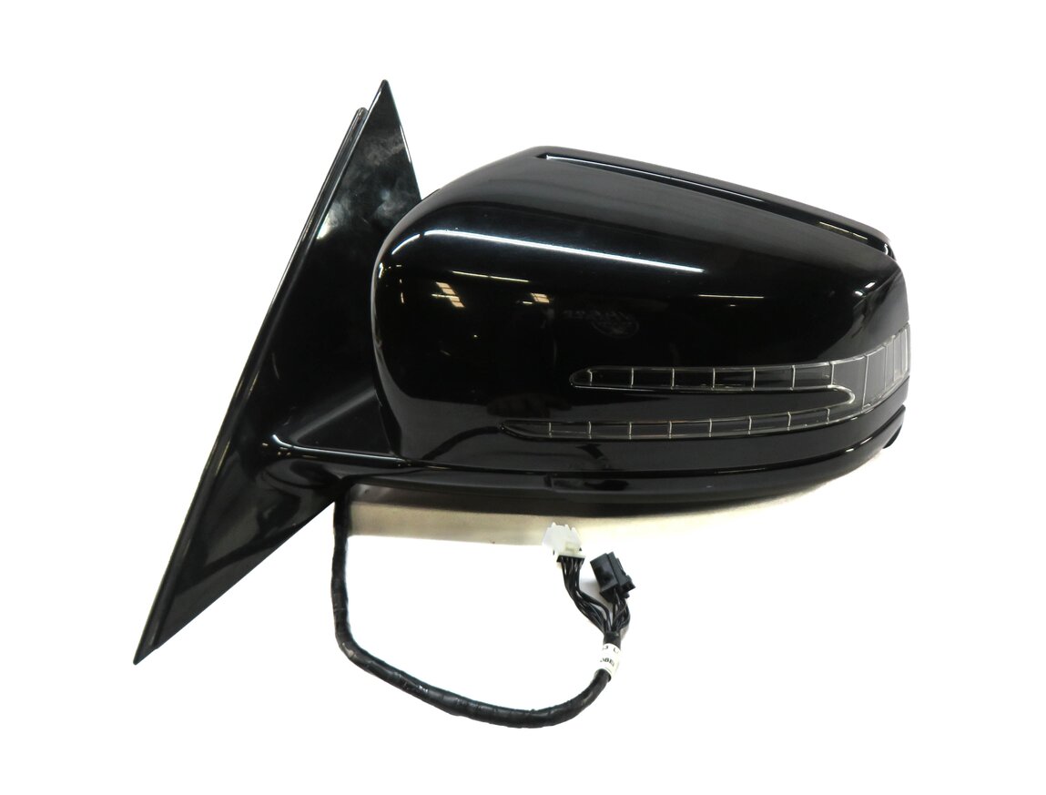 Thumbnail 5: 10-13 MERCEDES S-CLASS W221 LEFT DOOR MIRROR P-FOLD HEAT MEMORY AUTODIM (BLACK)