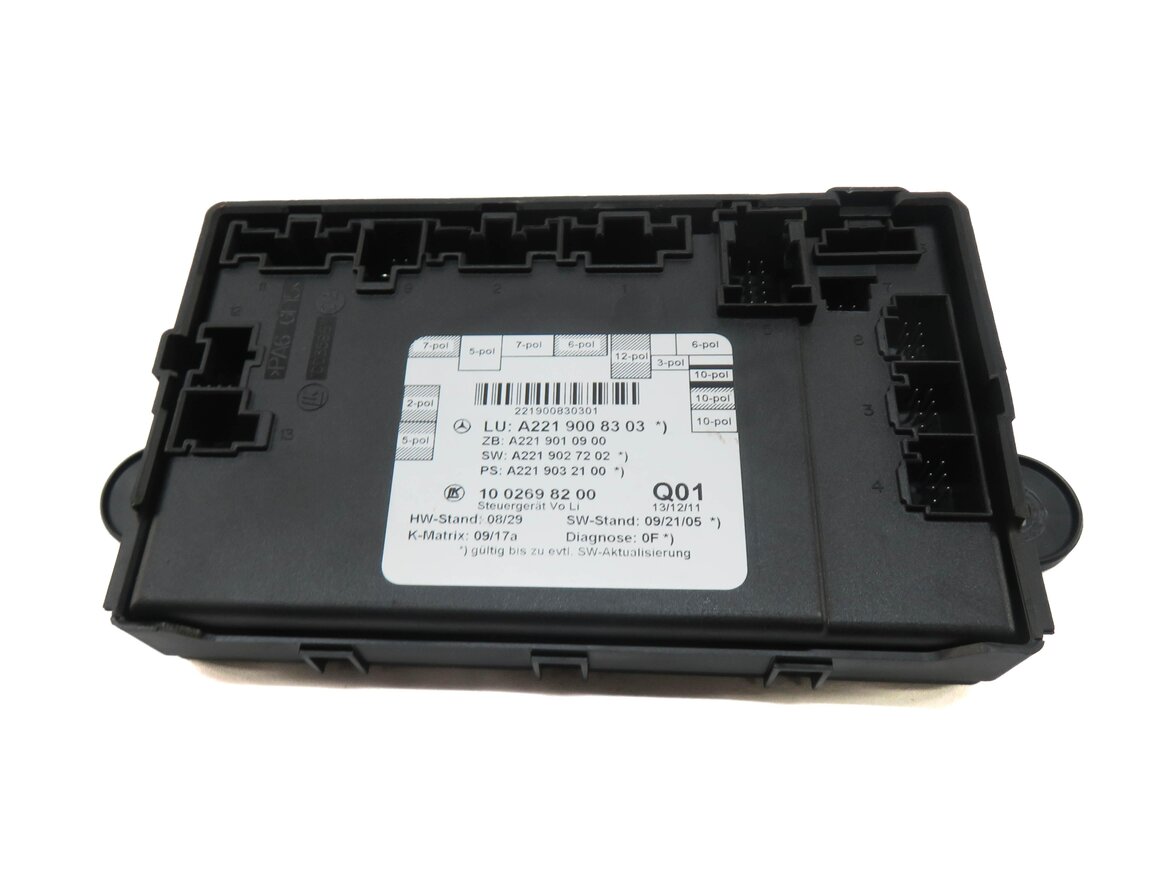 Thumbnail 2: 10-13 MERCEDES S-CLASS (W221) FRONT LEFT DRIVER DOOR CONTROL MODULE