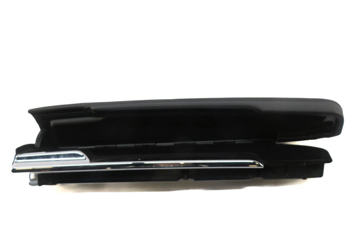Thumbnail 6: 2012 MERCEDES S550 W221 FRONT RIGHT PASSENGER DOOR ARMEST STORAGE BLACK LEATHER