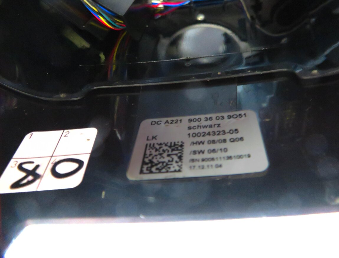Thumbnail 6: 09-14 MERCEDES CL-CLASS S-CLASS W216 W221 SHIFTER TURN CRUISE COMBINATION SWITCH