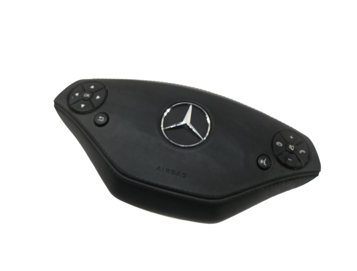 11-14 MERCEDES CL-CLASS S-CLASS C216 W221 4 SPOKE STEERING WHEEL AIRBAG (BLACK)