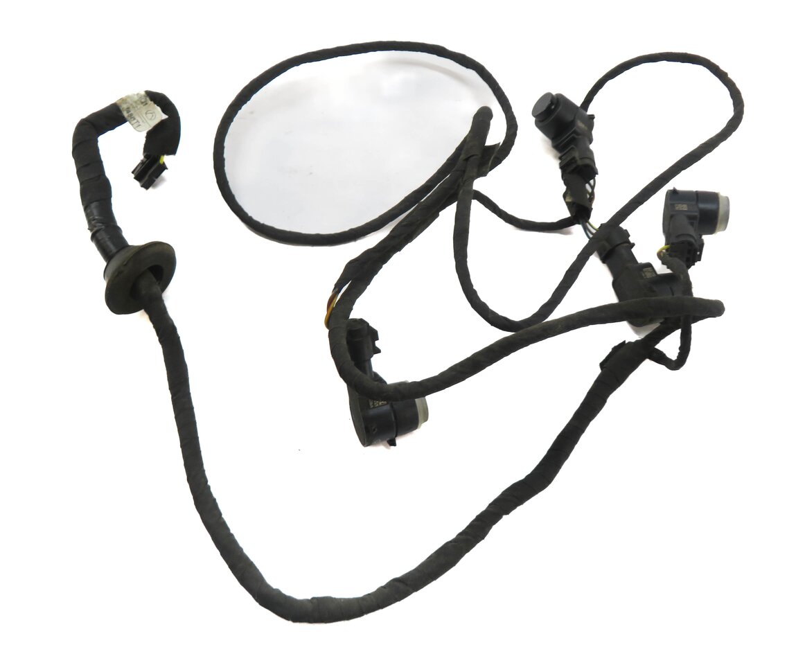 Thumbnail 3: 2012 MERCEDES S550 (W221) REAR PDC SENSOR SET/4 (BLACK 040U) w/ WIRE HARNESS