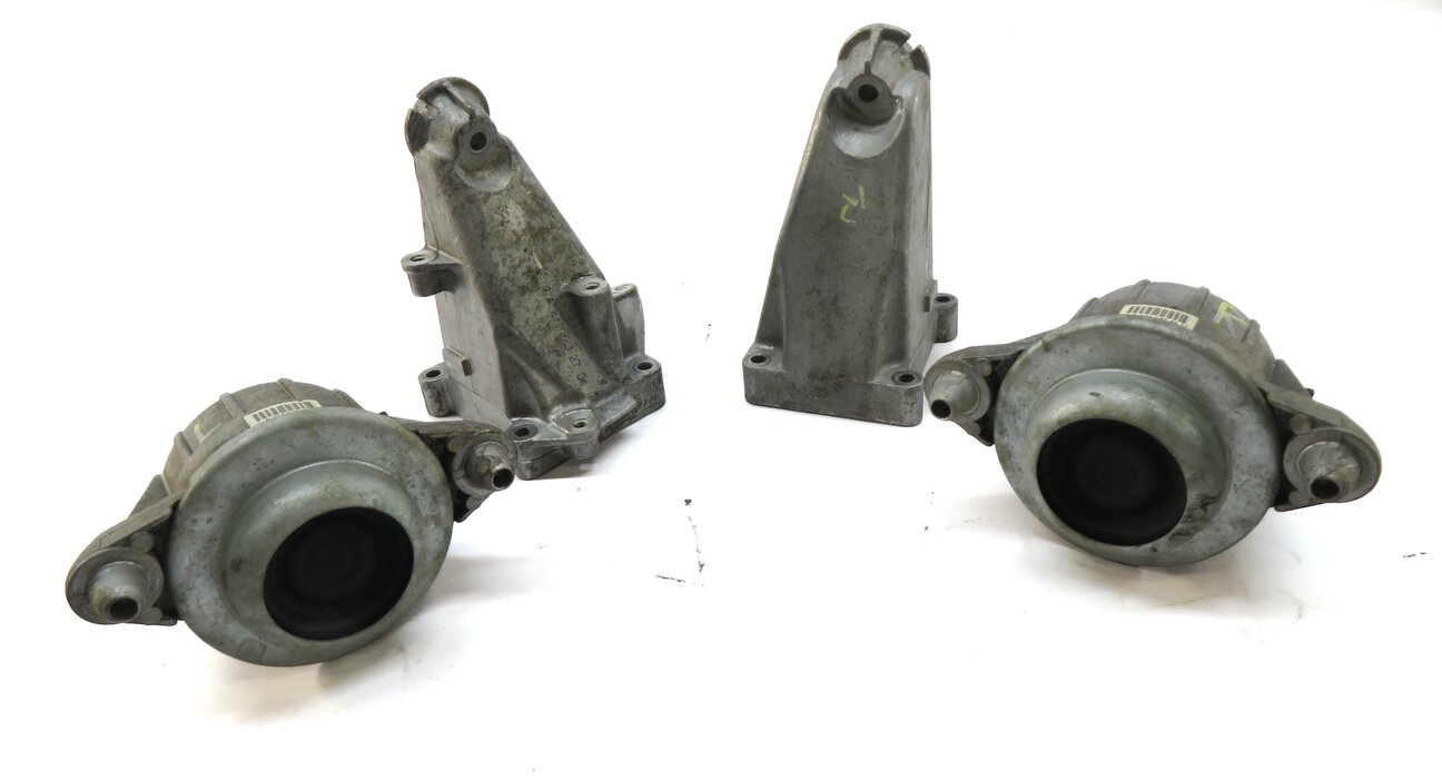 Thumbnail 2: 2014 MERCEDES C250 (W204) 1.8L M271 TURBO ENGINE MOTOR MOUNT BRACKET SET-4