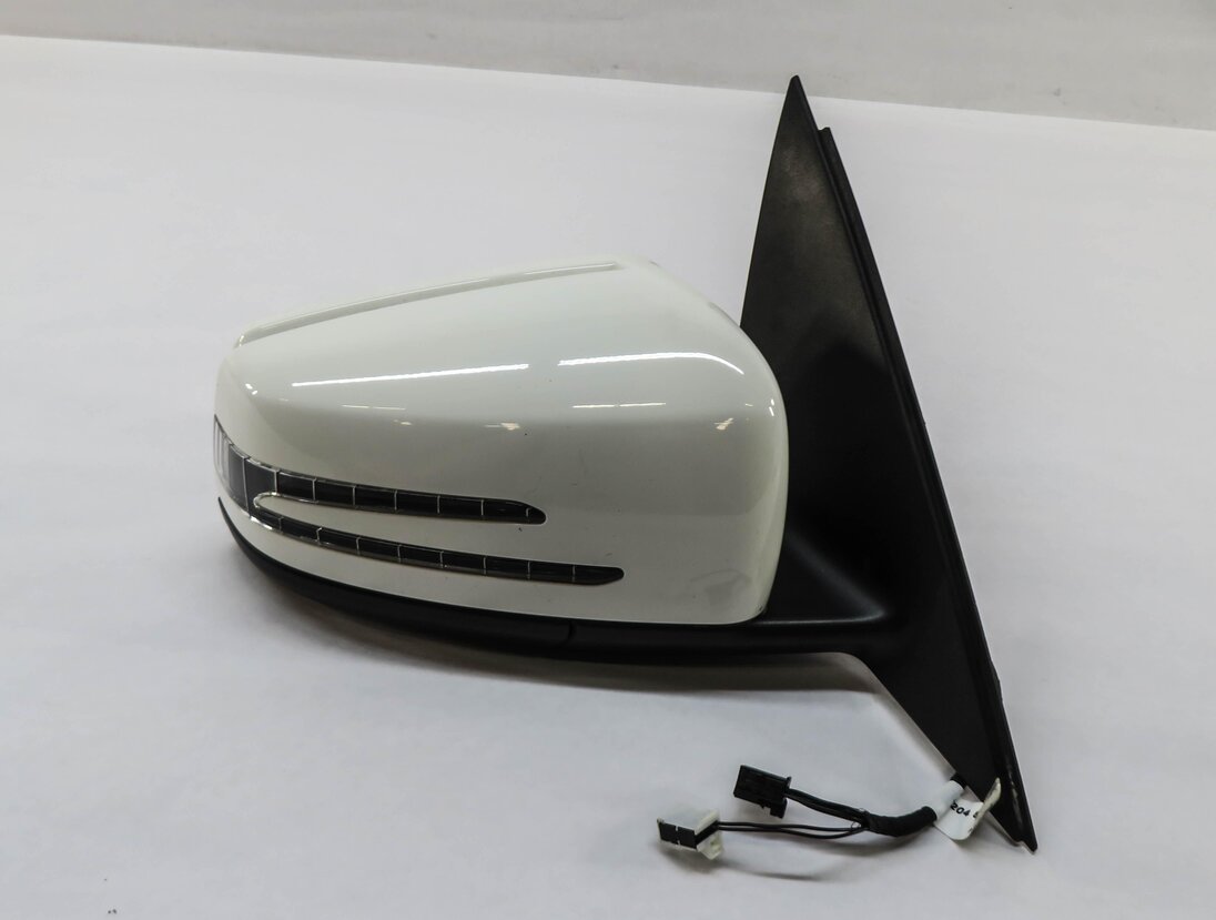 Thumbnail 5: 12-14 MERCEDES C-CLASS (W204) RIGHT PASSENGER HEATED AUTODIM DOOR MIRROR (WHITE)