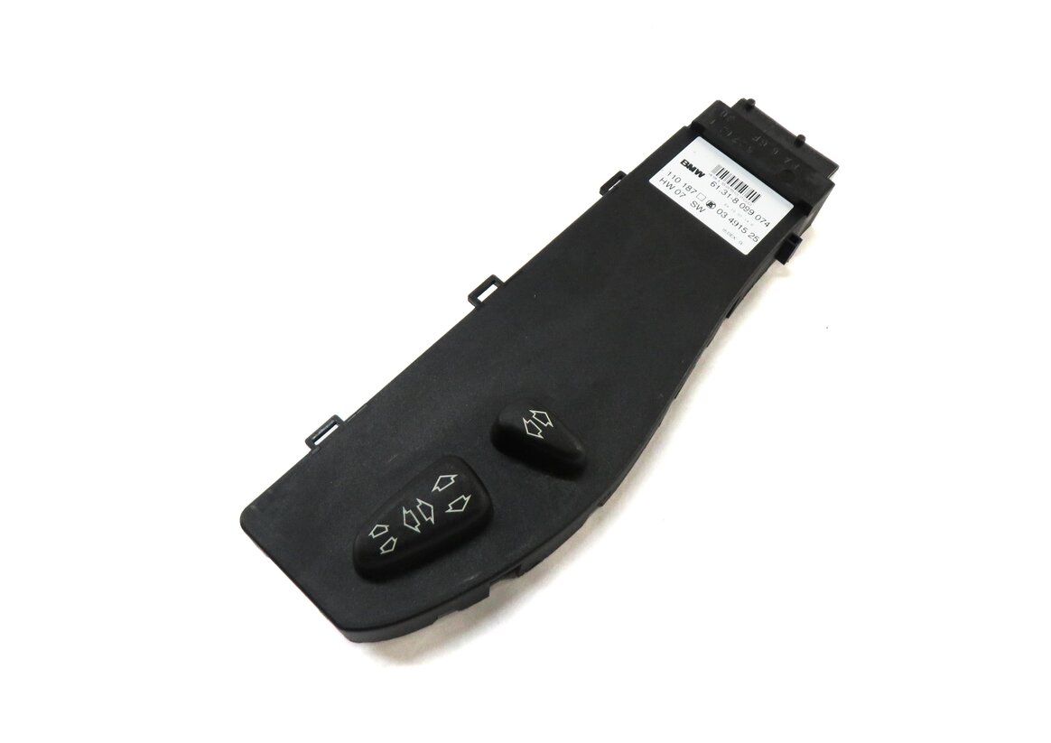 2004 BMW 325Xi (E46) FRONT RIGHT PASSENGER SEAT ADJUST ADJUSTMENT SWITCH (BLACK)