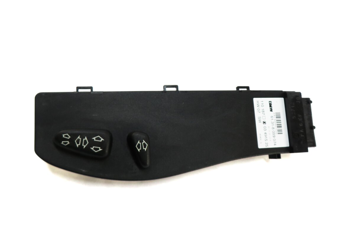 Thumbnail 2: 2004 BMW 325Xi (E46) FRONT RIGHT PASSENGER SEAT ADJUST ADJUSTMENT SWITCH (BLACK)