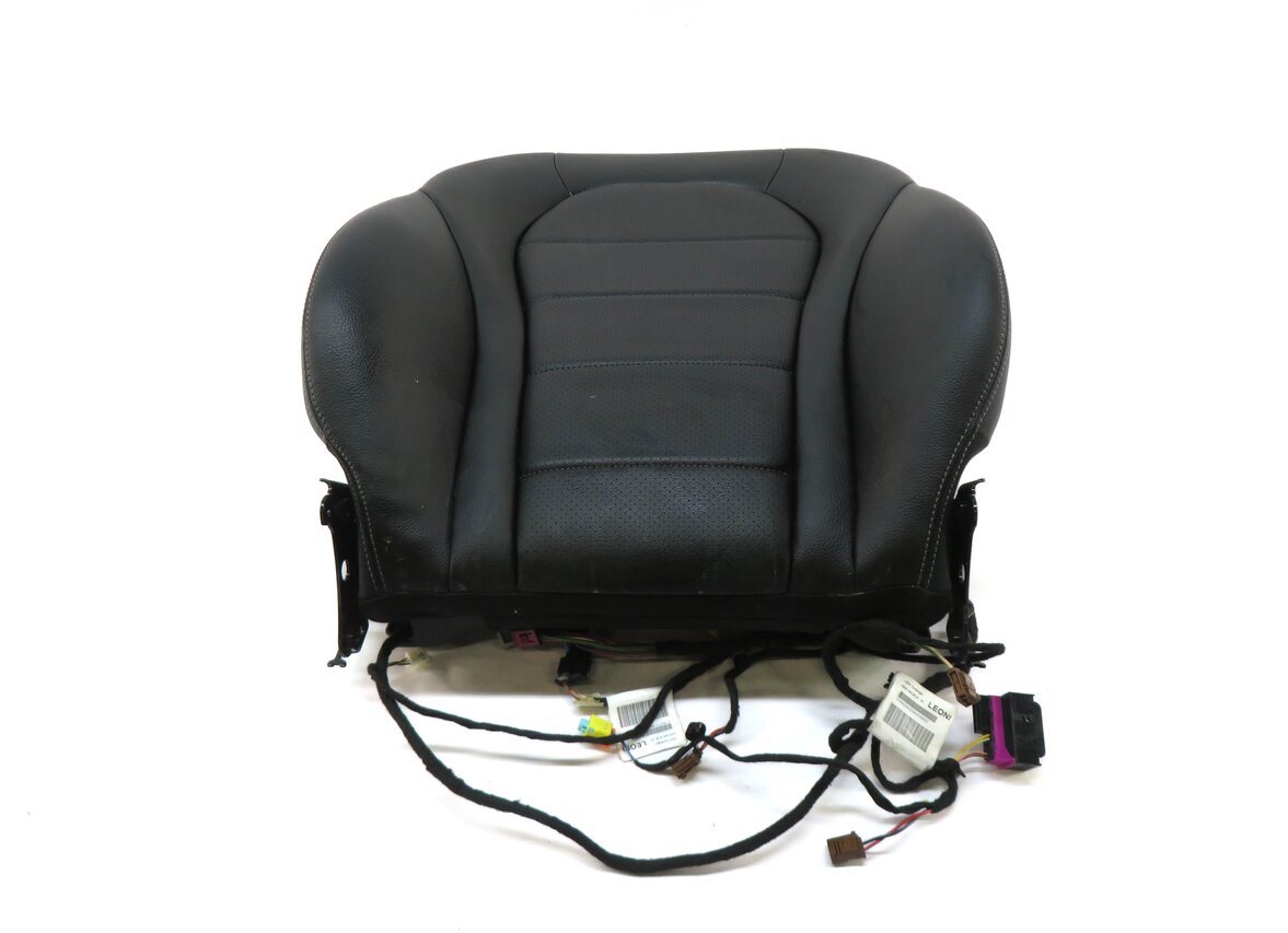 2016 MERCEDES C300 (W205) FRONT RIGHT PASSENGER UPPER TOP SEAT CUSHION (BLACK)