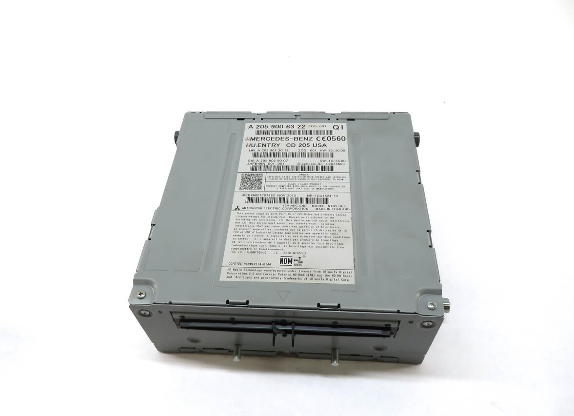 Thumbnail 2: 16 MERCEDES C300 C350 C400 C63 (W205) RADIO CD STEREO RECEIVER HEAD COMMAND UNIT