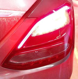 Thumbnail 2: 15-17 MERCEDES C-CLASS (W205) REAR RIGHT INCANDESCENT TAIL LIGHT BRAKE LAMP