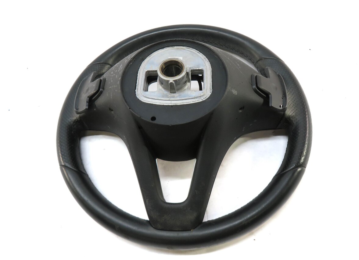 Thumbnail 6: 15-16 C-CLASS (W205) STEERING WHEEL w/ SHIFT PADDLES & SWITCHES (BLACK LEATHER)