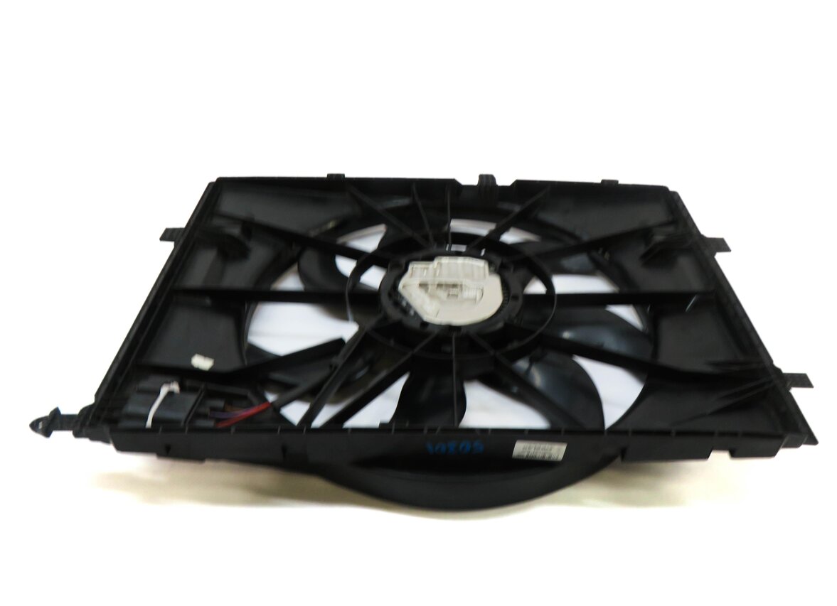 Thumbnail 5: 15-21 MERCEDES C300 C400 W205 ELECTRIC RADIATOR COOLING FAN MOTOR BLADE & SHROUD