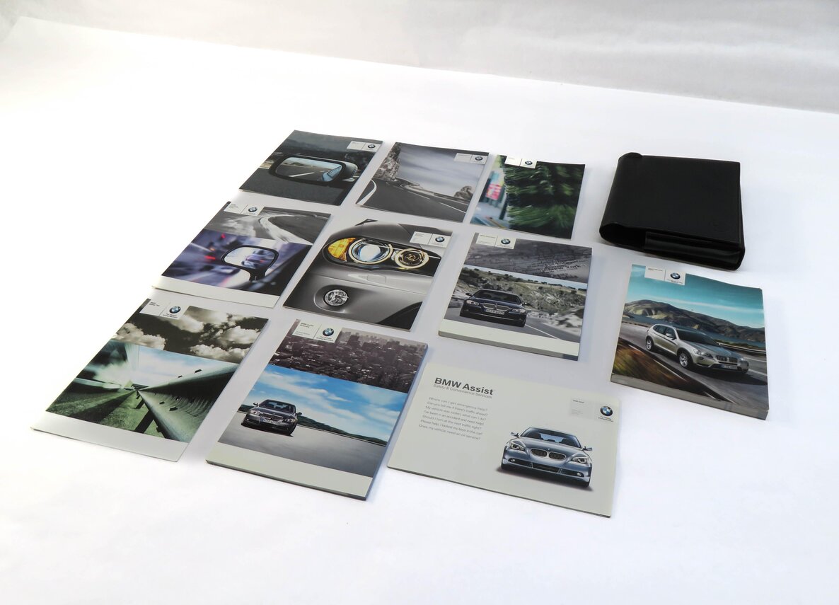2011 BMW X3 (F25) 3.0L TURBO N55 OWNERS MANUAL BOOKLET SET OF 10 & CARRYING CASE