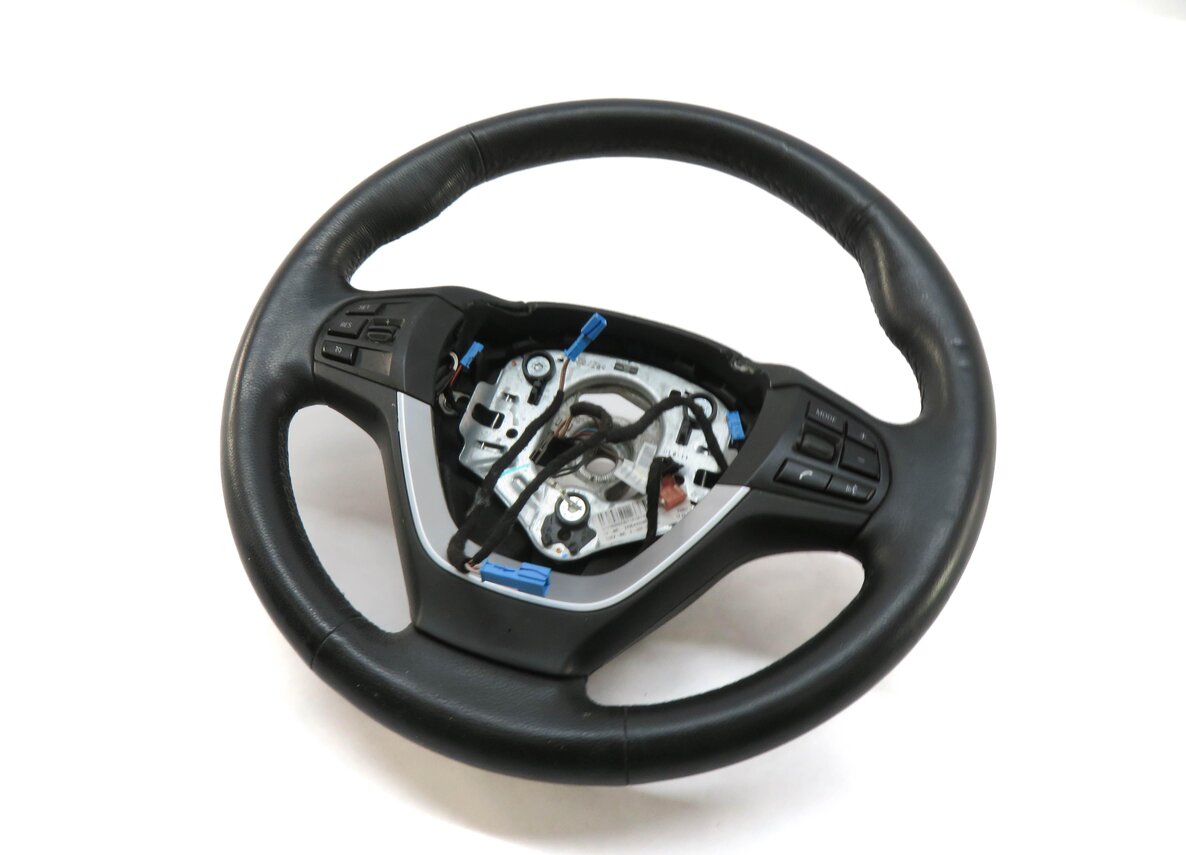 2011-2017 BMW X3 X4 (F25 F26) HEATED SHIFT PADDLE SPORT STEERING WHEEL (BLACK)
