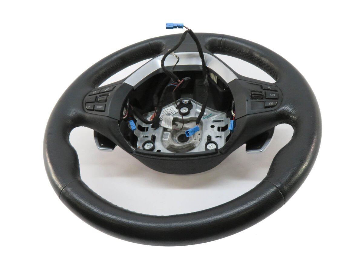 Thumbnail 5: 2011-2017 BMW X3 X4 (F25 F26) HEATED SHIFT PADDLE SPORT STEERING WHEEL (BLACK)