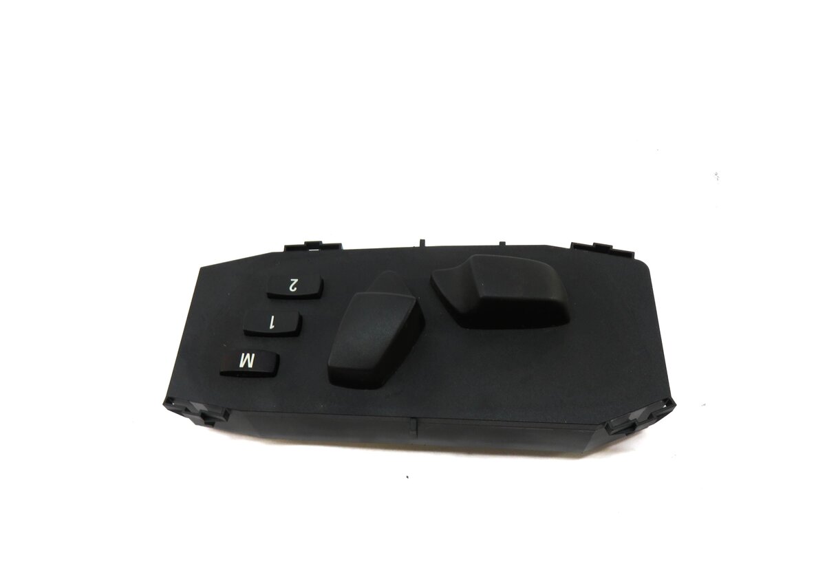 Thumbnail 3: 2011 BMW X3 F25 FRONT LEFT DRIVER SEAT ADJUST ADJUSTMENT SWITCH w/ MEMORY BLACK