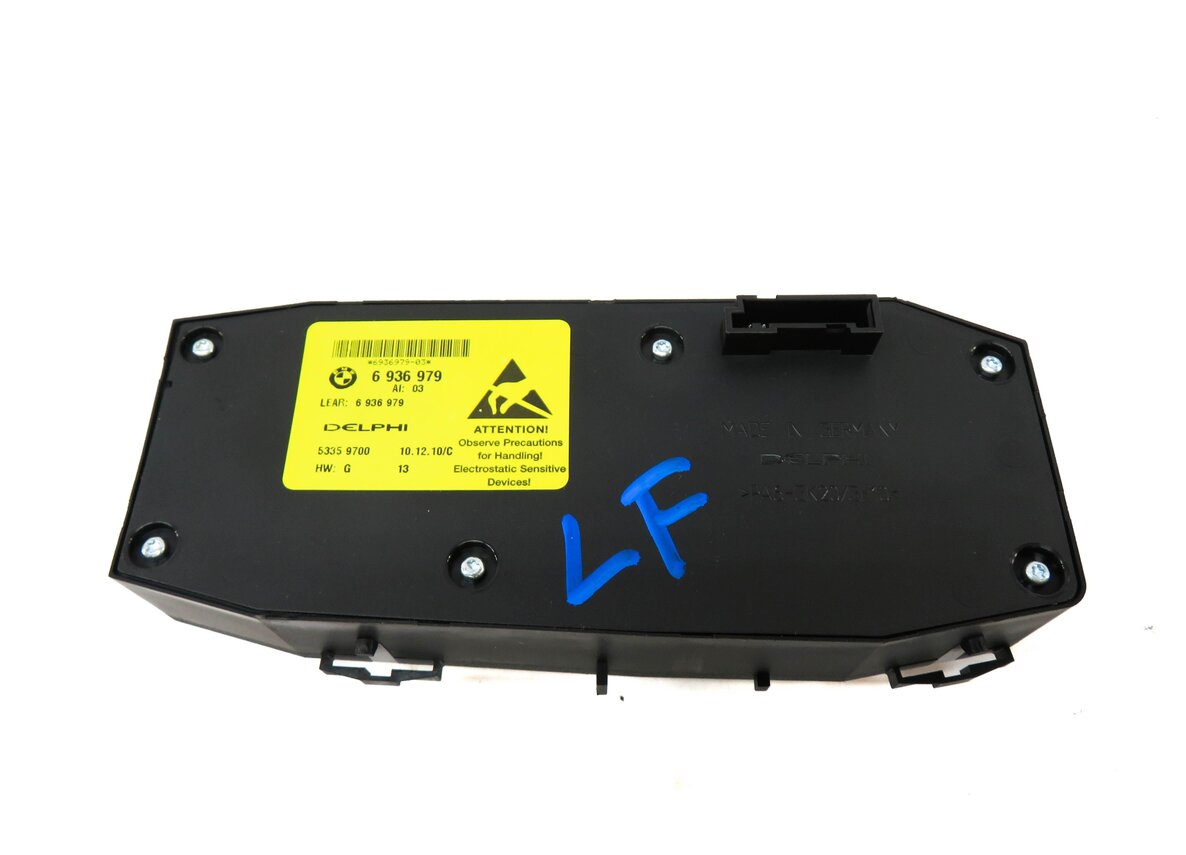 Thumbnail 4: 2011 BMW X3 F25 FRONT LEFT DRIVER SEAT ADJUST ADJUSTMENT SWITCH w/ MEMORY BLACK