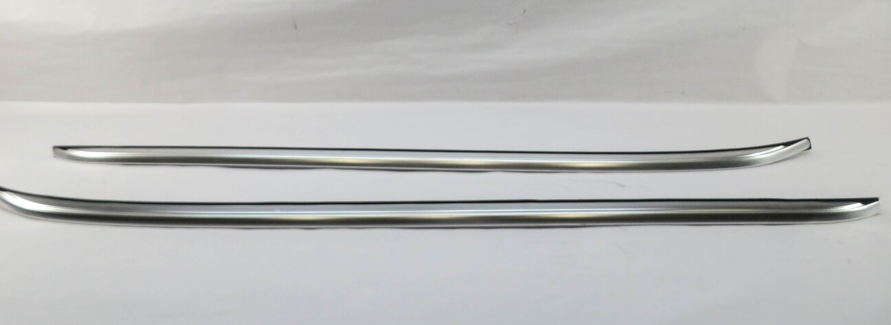 2011 BMW X3 (F25) ROOF LUGGAGE RACK RAIL SET/2 (FRONT TO BACK) (SILVER)