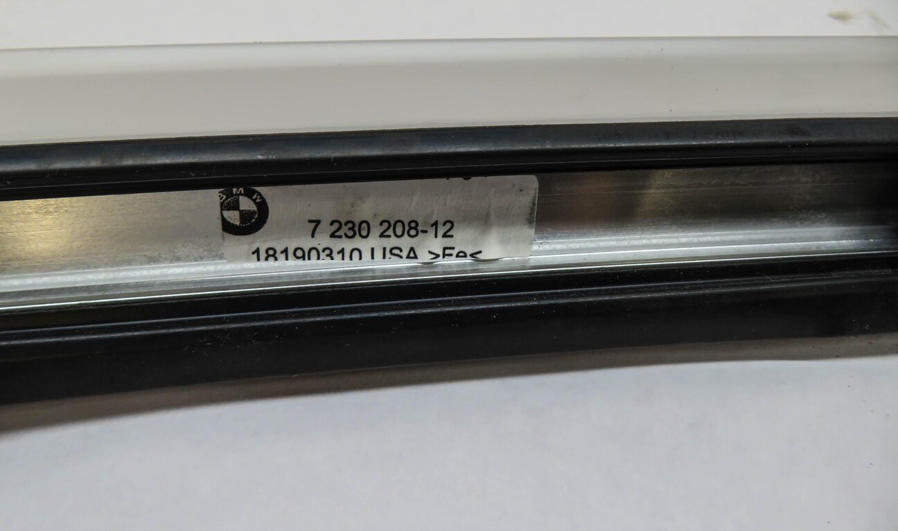 Thumbnail 4: 2011 BMW X3 (F25) ROOF LUGGAGE RACK RAIL SET/2 (FRONT TO BACK) (SILVER)