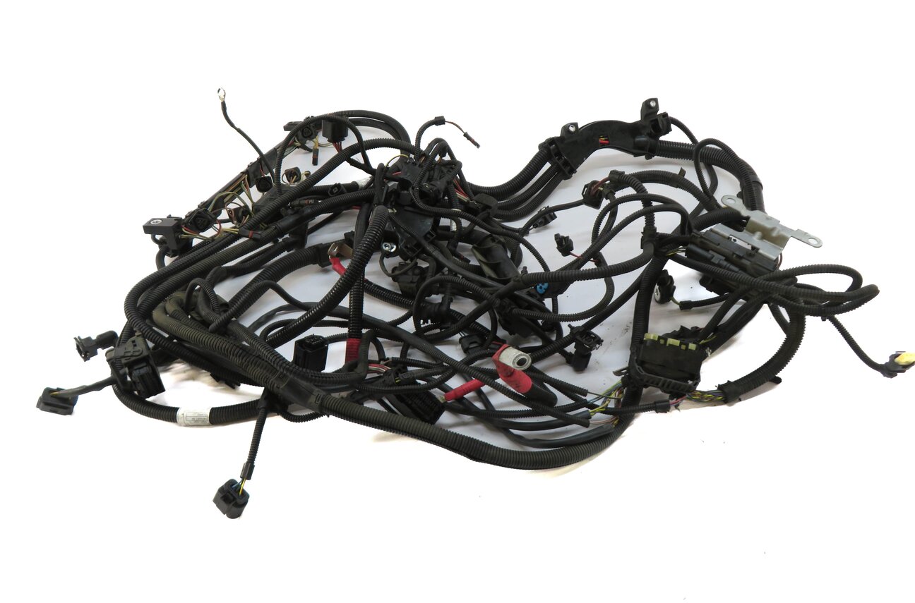 Thumbnail 3: 11 BMW X3 F25 3.0L TURBO N55 AWD AUTO ADAPTIVE XENON ENGINE WIRE WIRING HARNESS