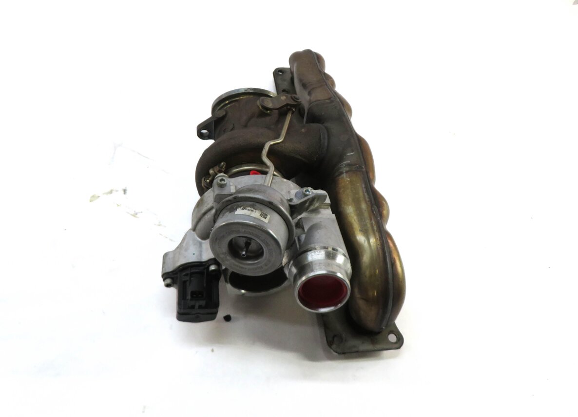 Thumbnail 3: 11-17 BMW X3 (F25) 3.0T 3.0L N55 ENGINE TURBO TURBOCHARGER w/ EXHAUST MANIFOLD