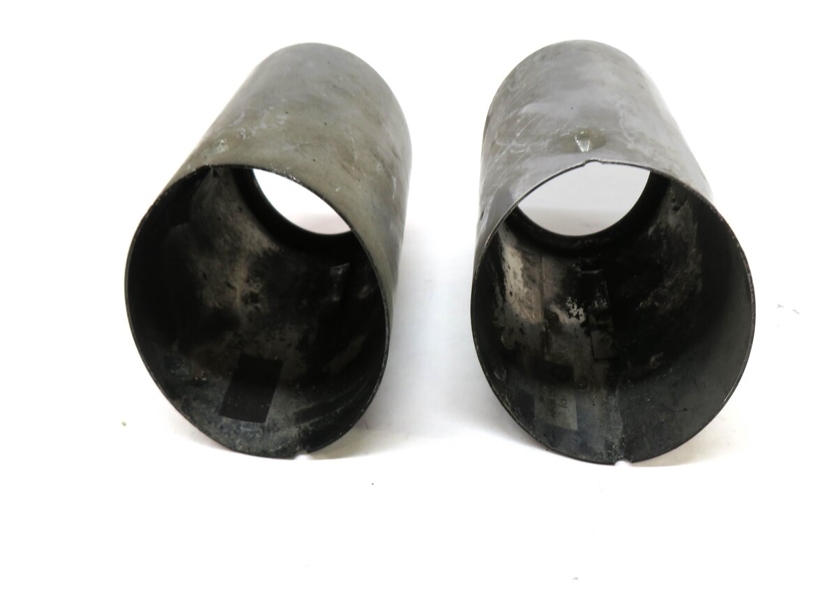 Thumbnail 3: 11-13 BMW X3 (F25) 3.0L TURBO N55 MUFFLER LEFT & RIGHT METAL EXHAUST TIP SET/2