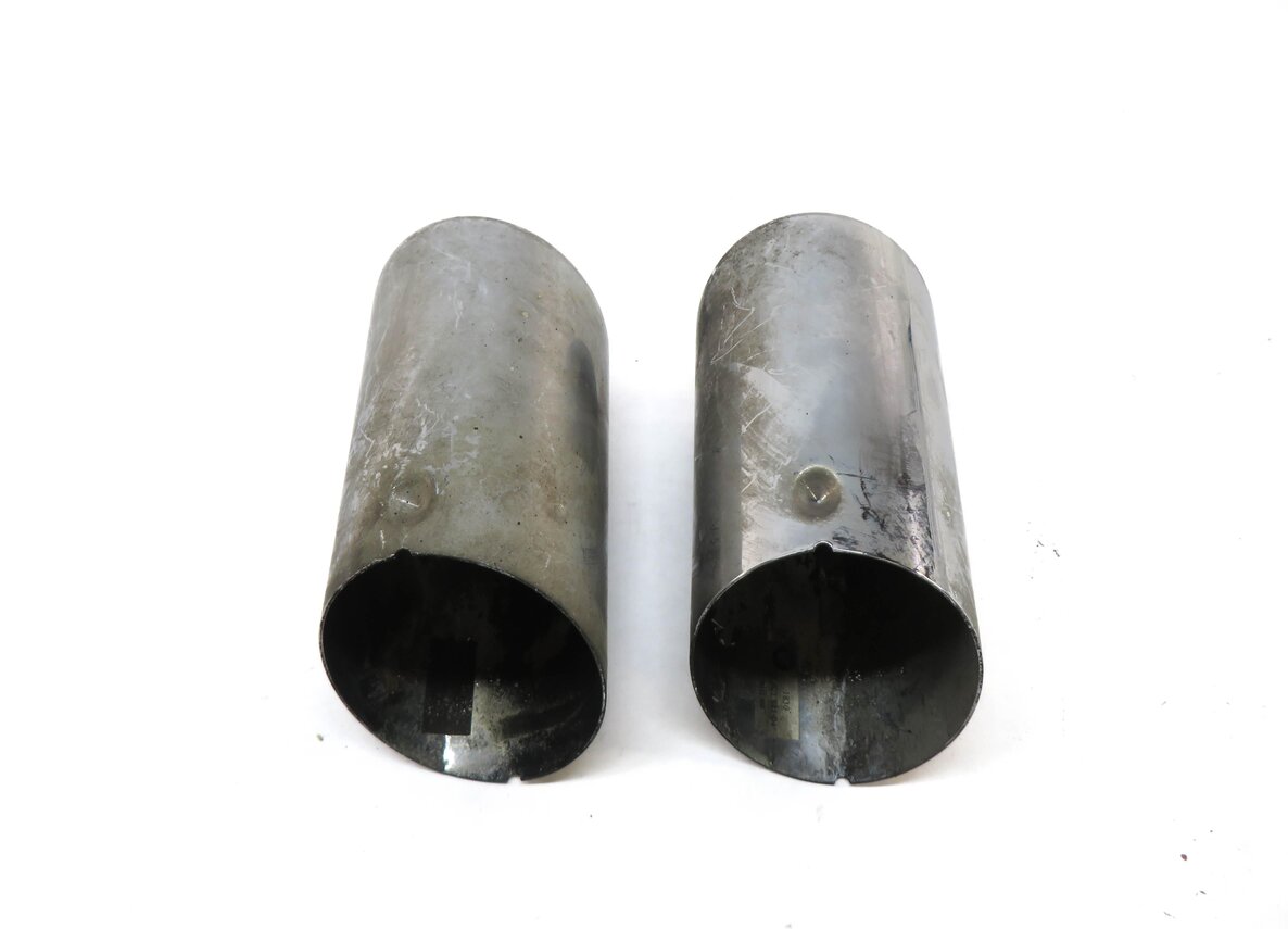 Thumbnail 4: 11-13 BMW X3 (F25) 3.0L TURBO N55 MUFFLER LEFT & RIGHT METAL EXHAUST TIP SET/2