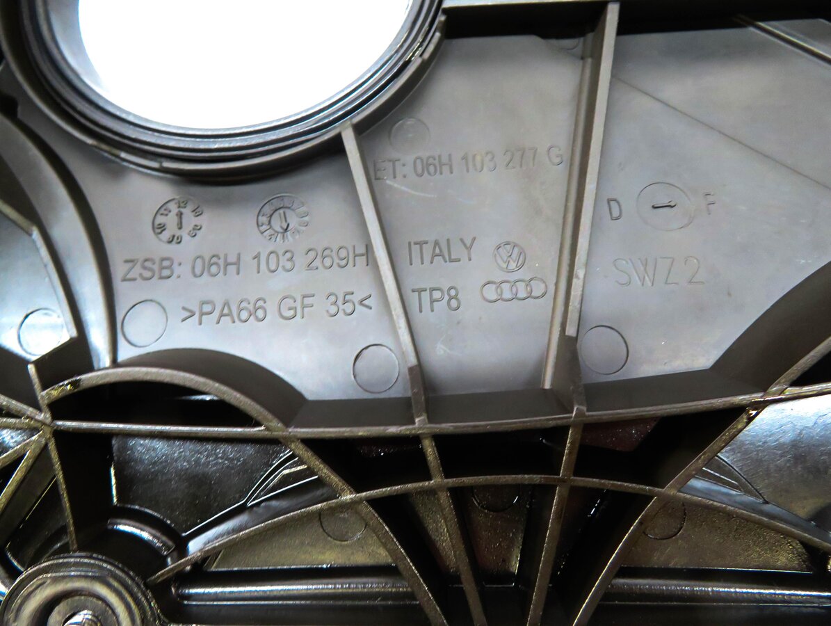 Thumbnail 5: 08-17 AUDI A3 A4 A5 A6 Q3 Q5 TT BEETLE JETTA PASSAT - 2.0T UPPER TIMING COVER