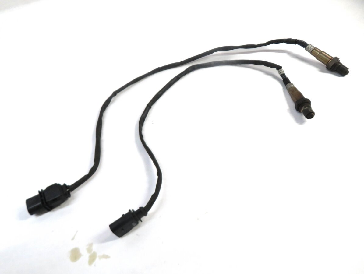 09 AUDI A4 (B8 8K) 2.0T 2.0L TURBO CAEB ENGINE PRE POST CAT OXYGEN SENSOR SET/2