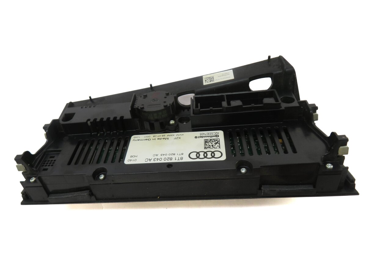 Thumbnail 6: 08-13 A4 S4 A5 S5 Q5 B8 8K 8T FRONT HEATER A/C TEMPERATURE CLIMATE CONTROL PANEL
