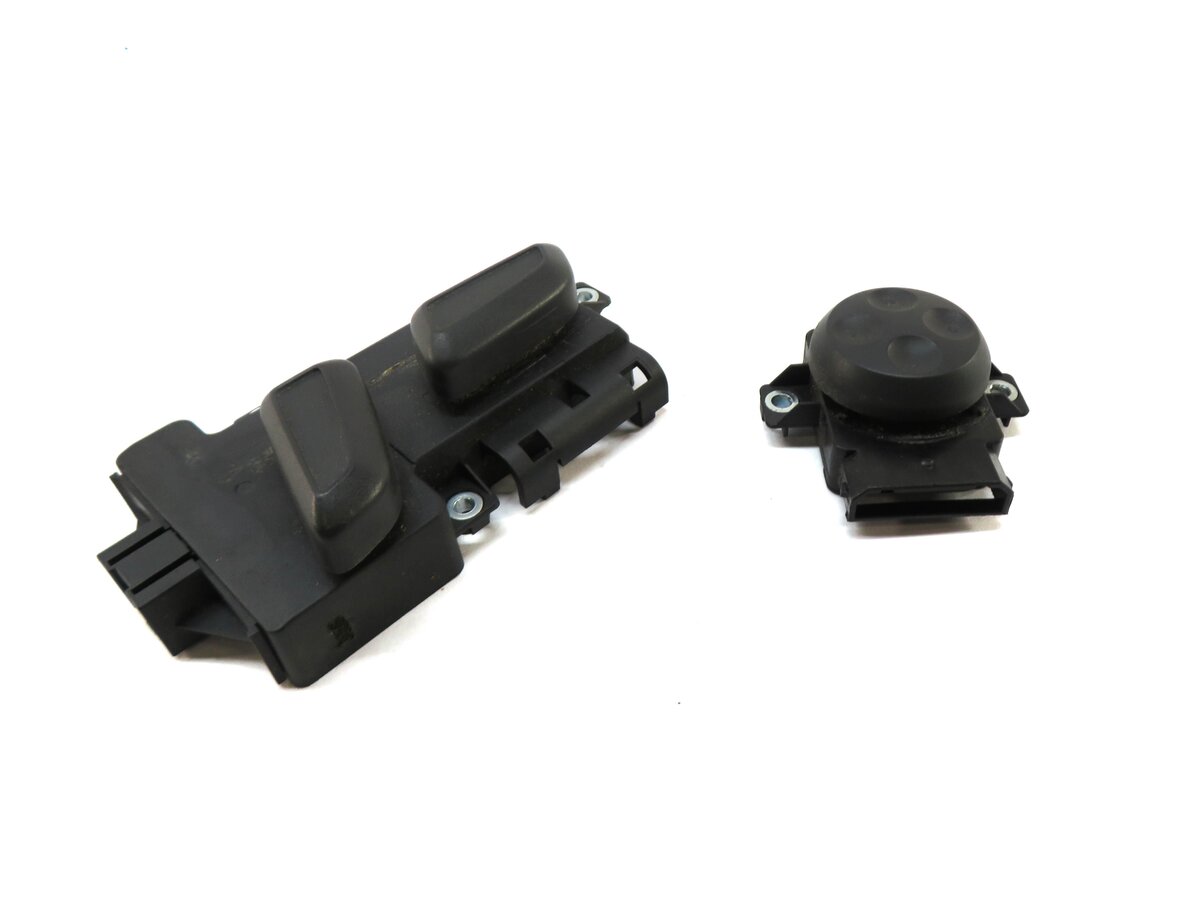 Thumbnail 2: 09-12 AUDI A4 B8 8K FRONT LEFT DRIVER SEAT ADJUST ADJUSTMENT SWITCH SET/2 BLACK