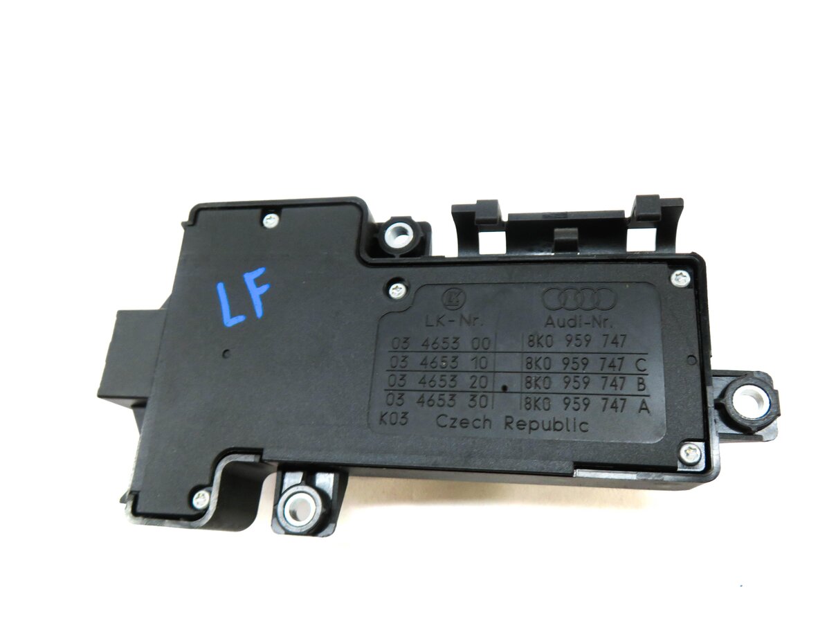Thumbnail 7: 09-12 AUDI A4 B8 8K FRONT LEFT DRIVER SEAT ADJUST ADJUSTMENT SWITCH SET/2 BLACK