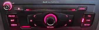 Thumbnail 2: 2009 AUDI A4 S4 (B8 8K) AM/FM RADIO STEREO 6-DISC CD CHANGER PLAYER READER