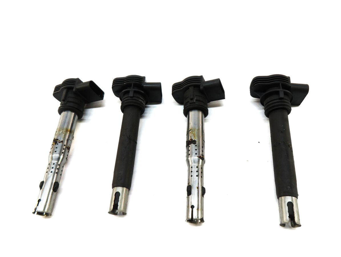 Thumbnail 3: 07-17 AUDI A3 A4 S4 A5 S5 A6 Q3 Q5 R8 TT BEETLE JETTA - 2.0T IGNITION COIL SET/4