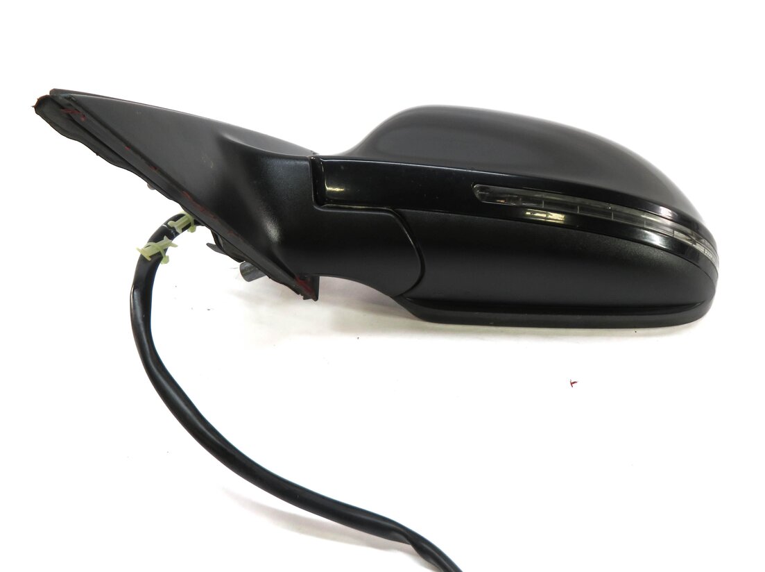 Thumbnail 6: 09 AUDI A4 (B8 8K) SEDAN / WAGON LEFT HEATED MEMORY AUTODIM DOOR MIRROR (BLACK)