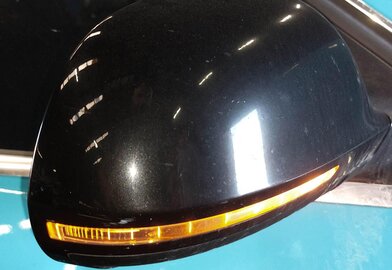 Thumbnail 2: 09 AUDI A4 (B8 8K) SEDAN / WAGON RIGHT HEATED MEMORY AUTODIM DOOR MIRROR (BLACK)