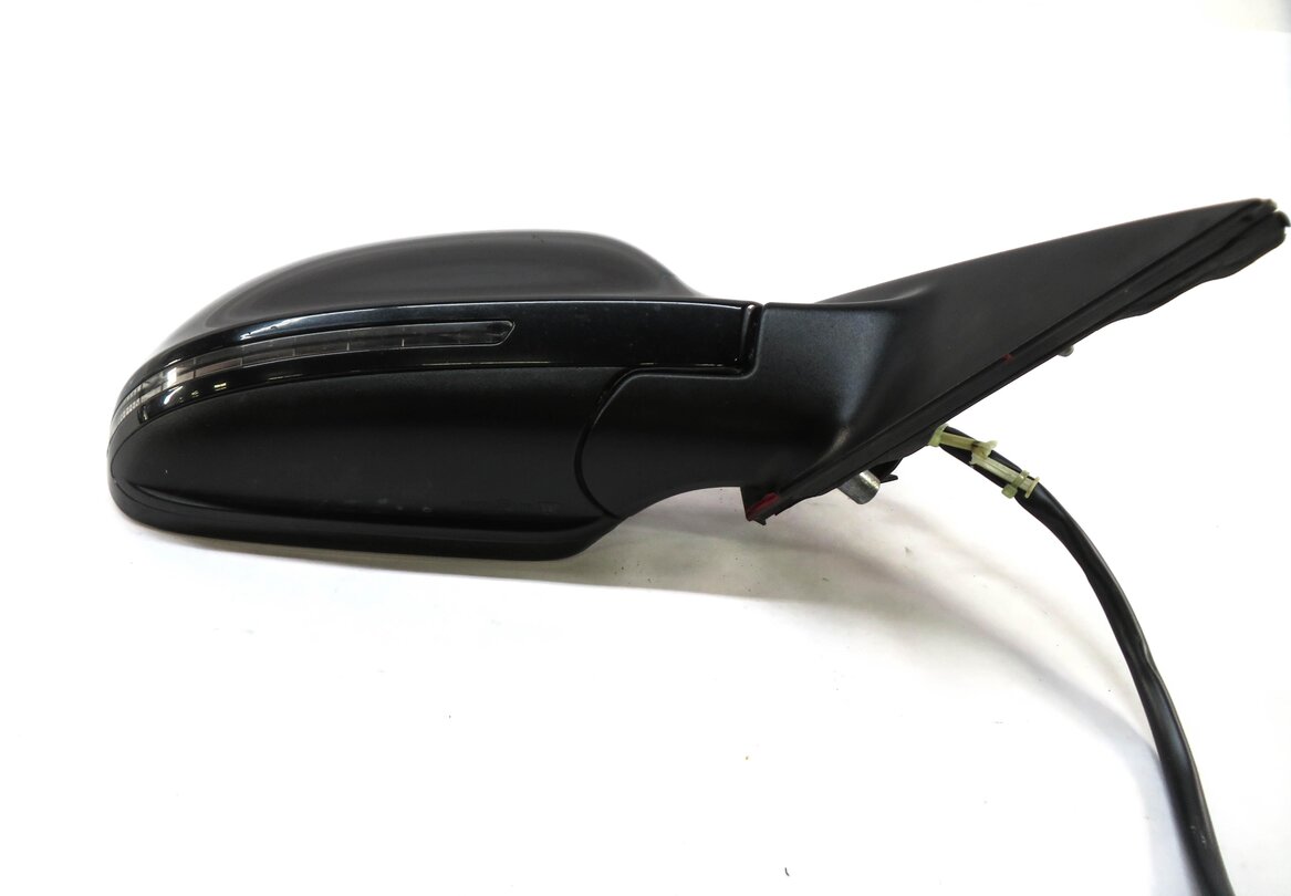 Thumbnail 6: 09 AUDI A4 (B8 8K) SEDAN / WAGON RIGHT HEATED MEMORY AUTODIM DOOR MIRROR (BLACK)