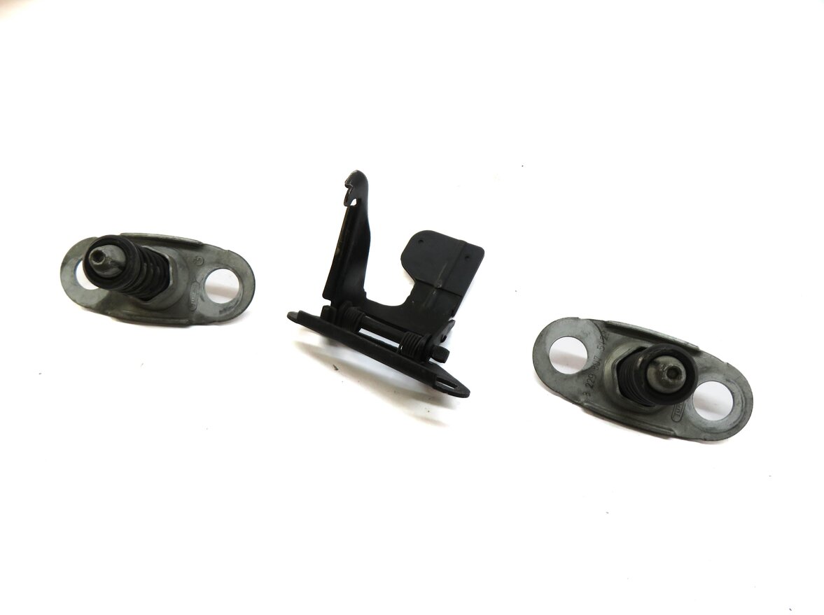 2008 RANGE ROVER (L322) FRONT HOOD SAFETY CATCH LATCH RELEASE LEVER w/ 2 SPRINGS