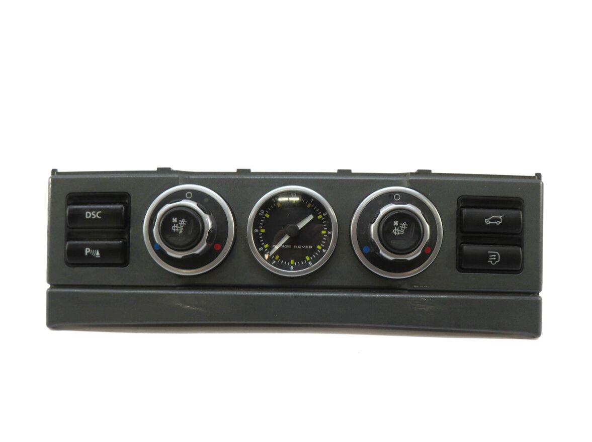 Thumbnail 3: 2008 RANGE ROVER L322 FRONT DSC PDC TRUNK CLOCK SEAT COOL HEATER CONTROL PANEL