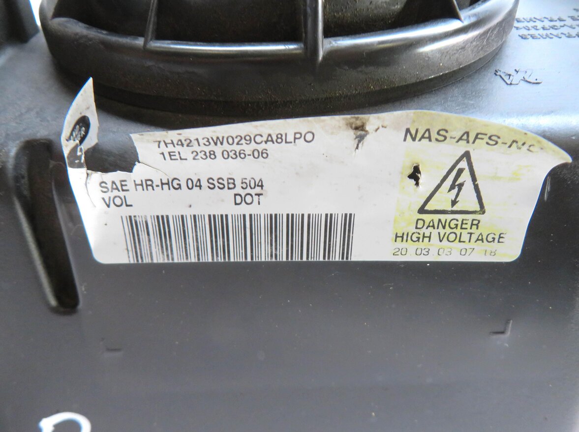 Thumbnail 8: 2006-2009 RANGE ROVER (L322) RIGHT HID XENON ADAPTIVE AFS HEADLIGHT LIGHT LAMP