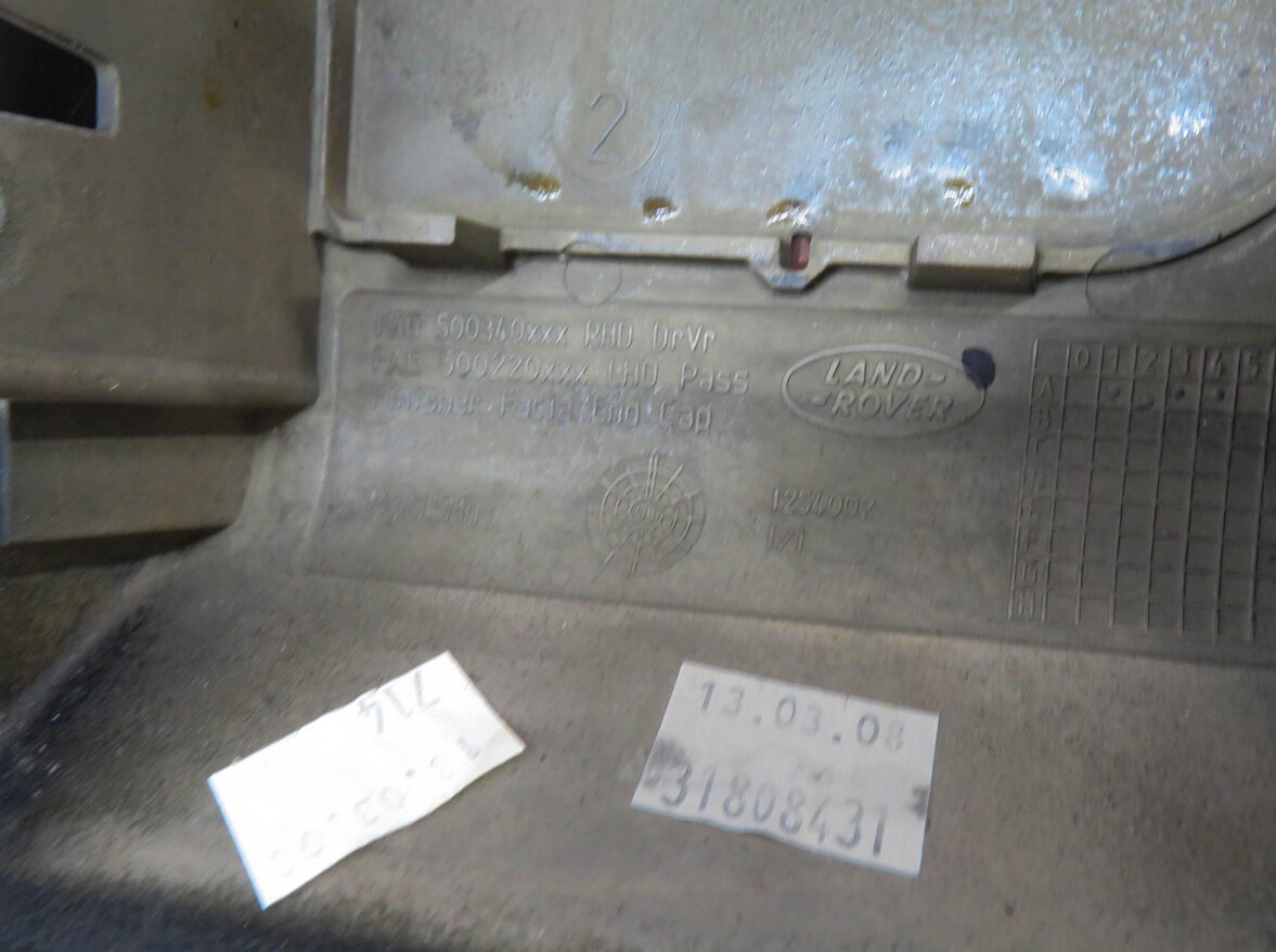 Thumbnail 13: 2008 RANGE ROVER (L322) FRONT REAR LEFT RIGHT TRIM SET/12 (GRAND BLACK WOOD)