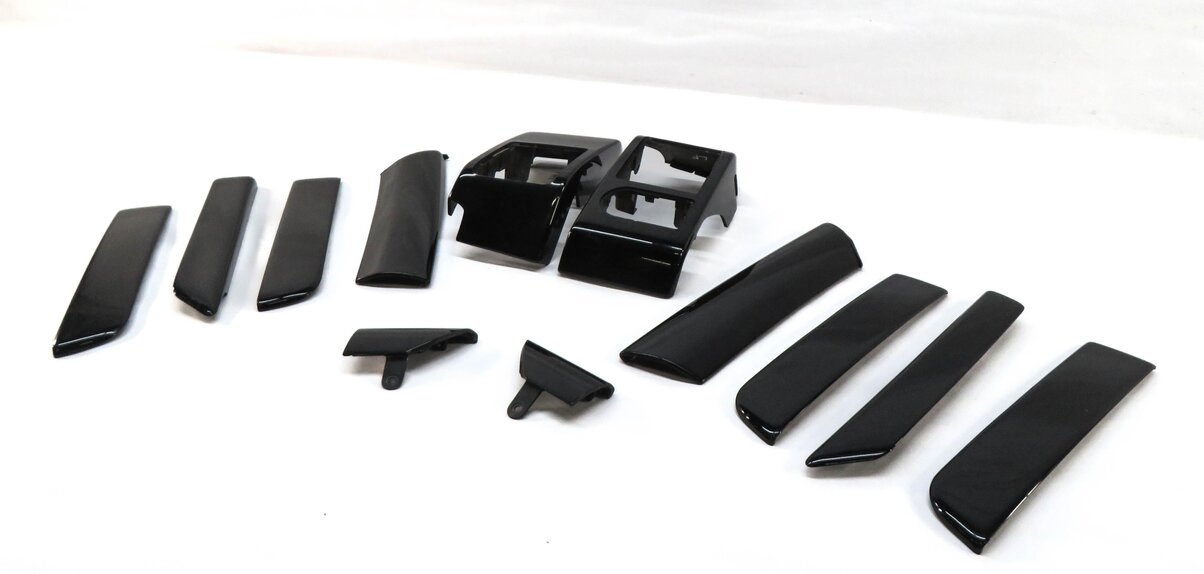 Thumbnail 14: 2008 RANGE ROVER (L322) FRONT REAR LEFT RIGHT TRIM SET/12 (GRAND BLACK WOOD)